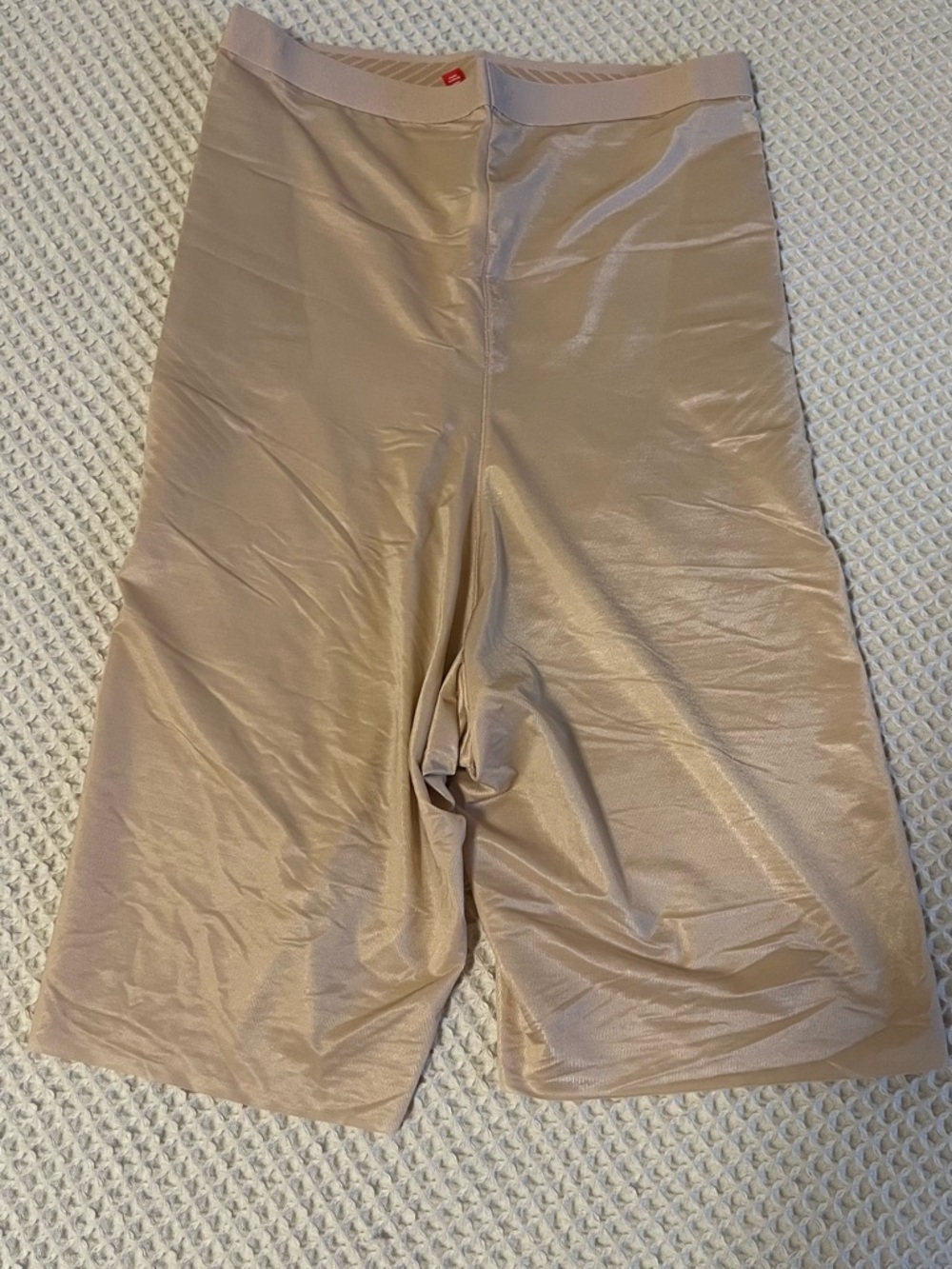 SPANX SMALL High-Waist Nude Shaping Bodysuit Shorts - Picture 7 of 10